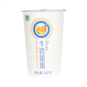 牛奶姐姐黄桃芒果味酸牛奶