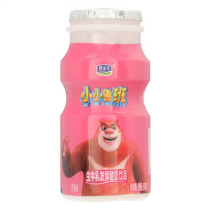 君乐宝小小鲁班草莓味生牛乳发酵酸奶饮品