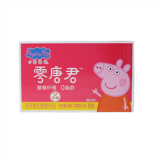 零唐君小猪佩奇草莓味零蔗糖乳酸菌饮品