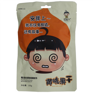 阿弟仔黄桃干100克