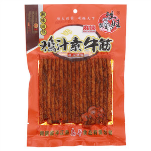 鸿旺鸡汁素牛筋（挤压糕点）