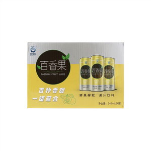 昆峰原味百香果果汁饮料