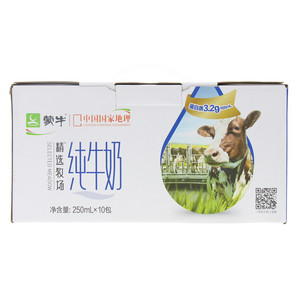 蒙牛精选牧场纯牛奶