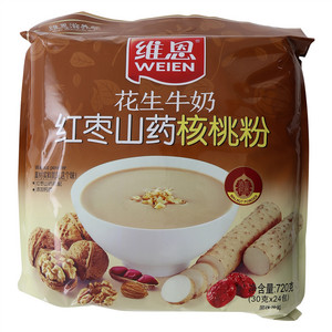 维恩花生牛奶红枣山药核桃粉