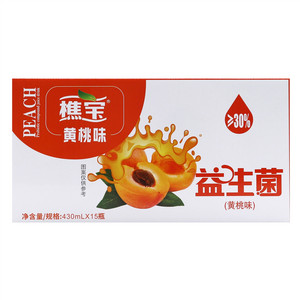 樵宝黄桃味益生菌饮料