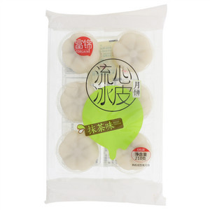 富锦抹茶味流心冰皮月饼