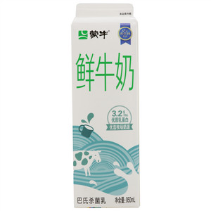 蒙牛沃尔玛专供鲜牛奶