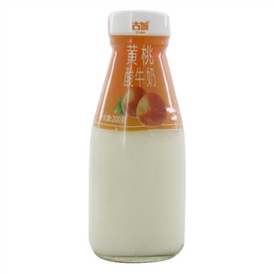 古城黄桃酸牛奶