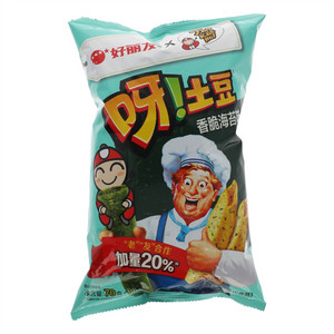 好丽友呀!土豆香脆海苔味薯条（膨化食品）