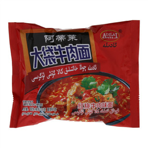 阿蒂莱大袋红烧牛肉面（油炸型方便面）