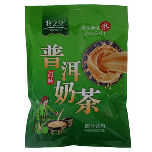 牧之父甜味普洱奶茶