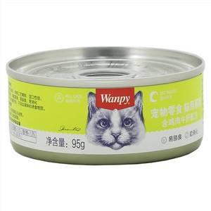 wanpy宠物零食猫用慕斯含鸡肉牛肝配方