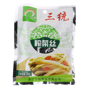 三统榨菜丝102克
