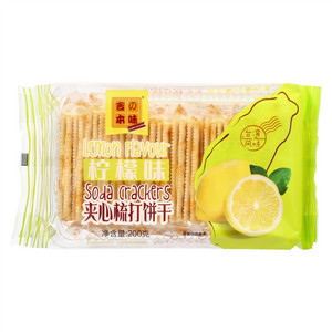 吉本の味柠檬味夹心梳打饼干