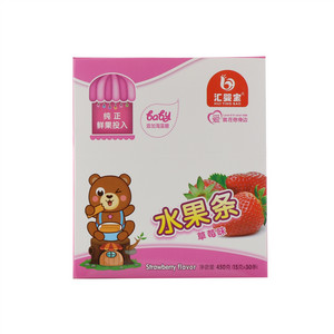汇婴宝草莓水果条