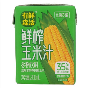 有鲜森活鲜榨玉米汁