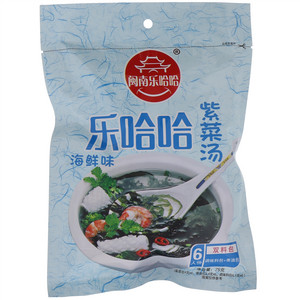 闽南乐哈哈海鲜味紫菜汤