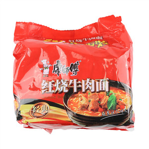 康师傅红烧牛肉五包入