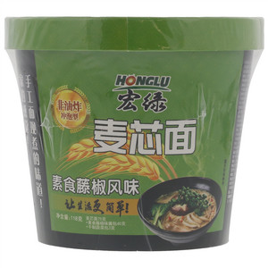 宏绿素食藤椒风味麦芯面