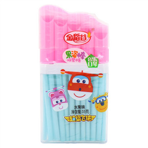 金稻谷果姿棒水果味吸管糖