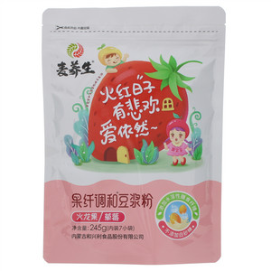 麦养生果纤调和火龙果/草莓豆浆粉
