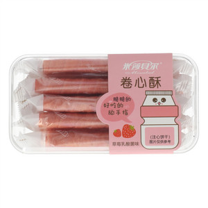 米莎贝尔草莓乳酸菌味卷心酥