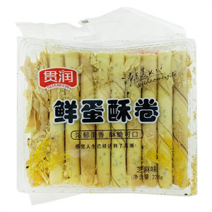 贯润（芝麻味）鲜蛋酥卷