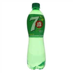 600mL(500mL+100mL)七喜柠檬味汽水PET