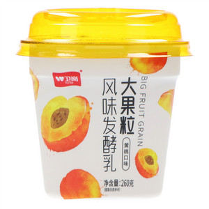 卫岗黄桃口味大果粒风味发酵乳
