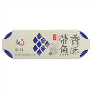 魁牌香酥带鱼罐头