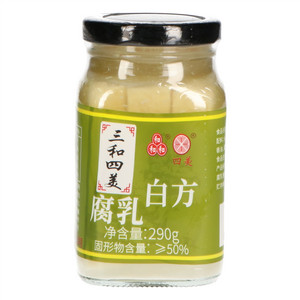 三和四美白方腐乳(发酵性豆制品)