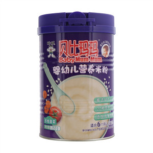 旺旺贝比玛玛多维蔬菜婴幼儿营养米粉