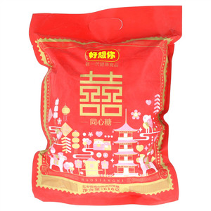 好想你红枣味桃心形夹心软糖