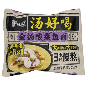 白象   金汤酸菜鱼面