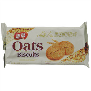 惠意燕麦黑芝麻消化饼