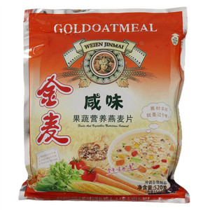 金麦咸味果蔬燕麦片