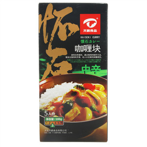 天鹏食品中辛咖喱块