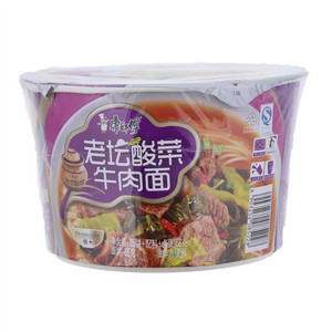 康師傅老坛酸菜牛肉面