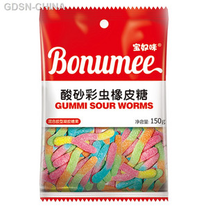 宝奴咪酸砂彩虫橡皮糖