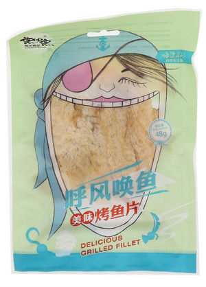 雨中雨美味烤鱼片48g