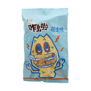 128G/黄飞红咋么啦花生脆（椒盐味）/1×16