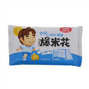 艾美克微波爆米花芝麻甜味AMICA  POPCORN 120克