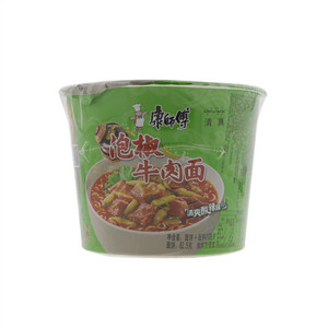 康师傅小米椒泡椒牛肉面
