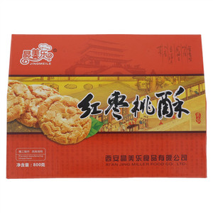 晶美乐红枣桃酥
