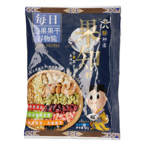 旺旺果知蔓越莓蓝莓味坚果果干谷物脆