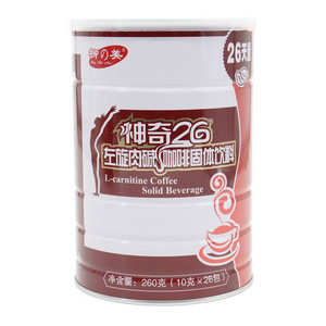 柳の美神奇26左旋肉碱咖啡固体饮料