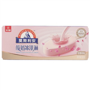 光明莫斯利安玫瑰花味酸奶冰淇淋