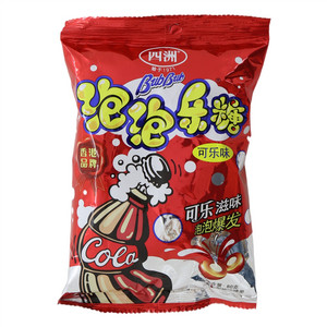 四洲可乐味泡泡乐糖