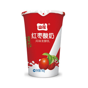 山花红枣酸奶