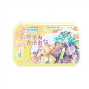 得益绿色红烧牛肉方便米饭